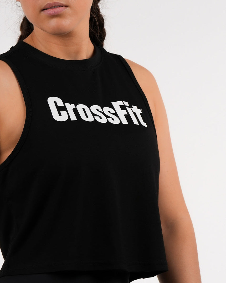 Women's CrossFit® Crop Tank - Black