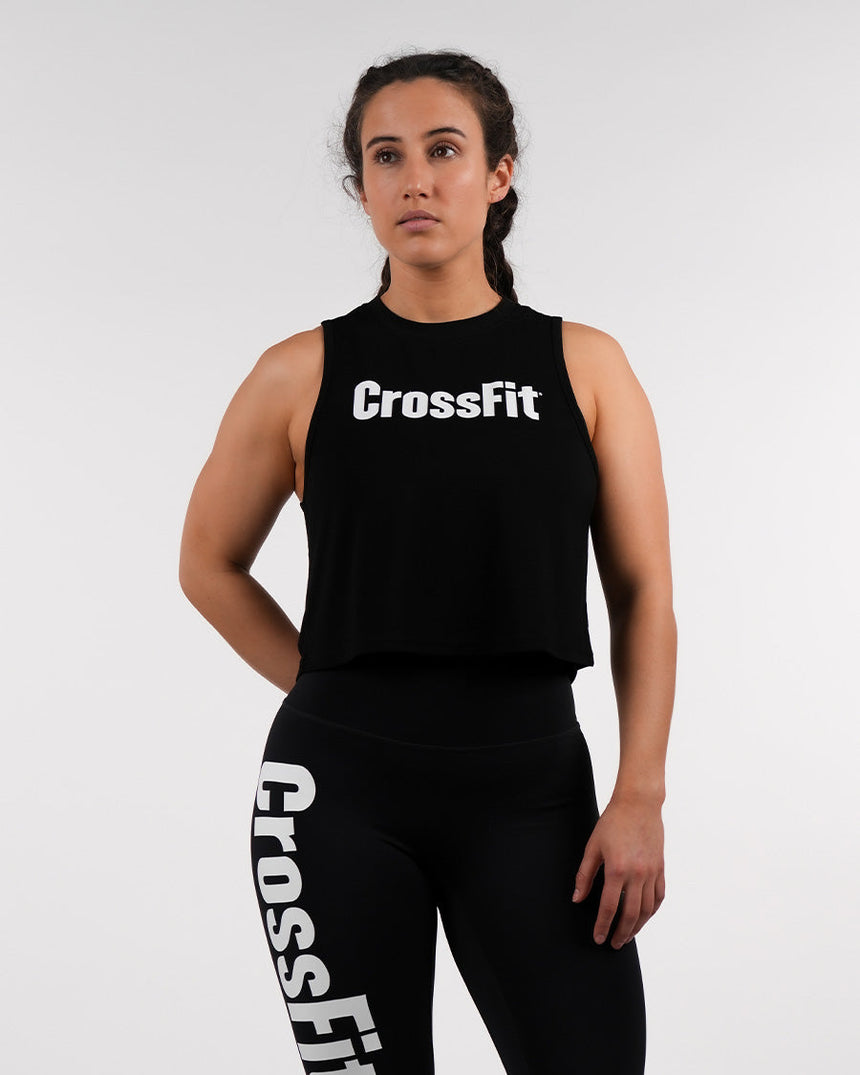 Women's CrossFit® Crop Tank - Black