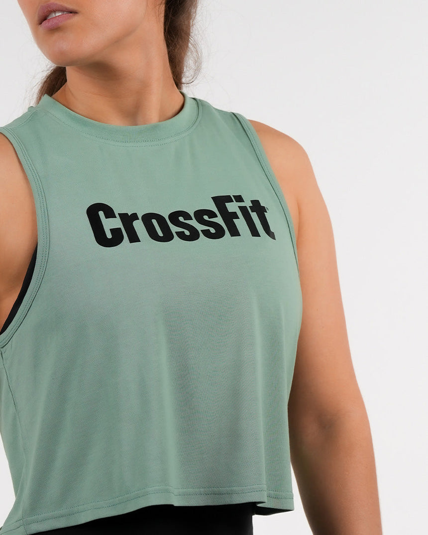 Women's CrossFit® Crop Tank - Green