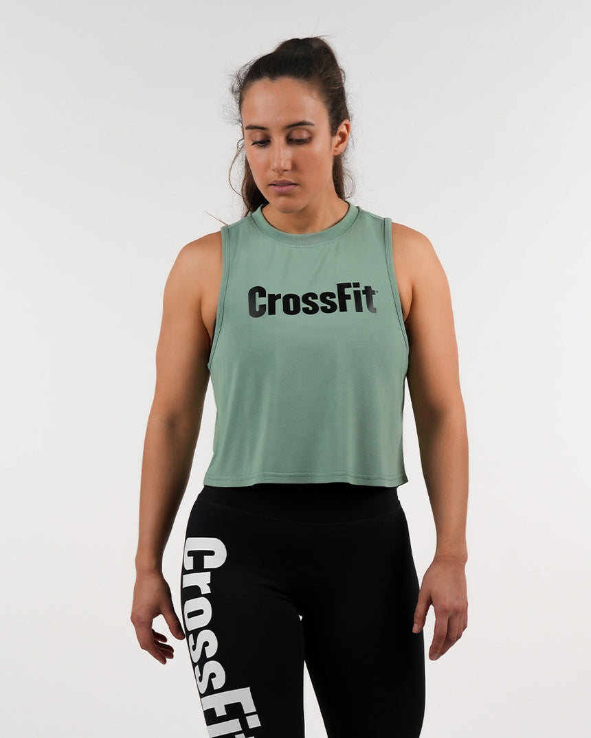 Women's CrossFit® Crop Tank - Green