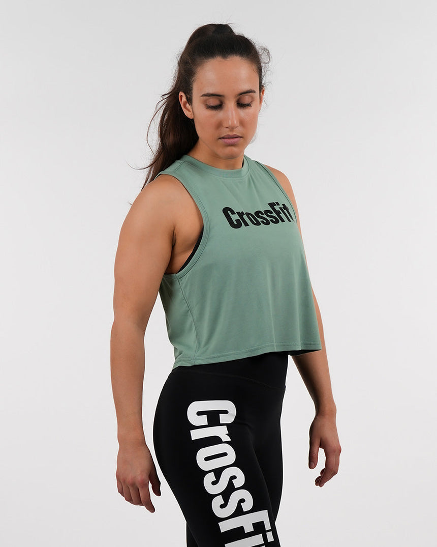 Women's CrossFit® Crop Tank - Green