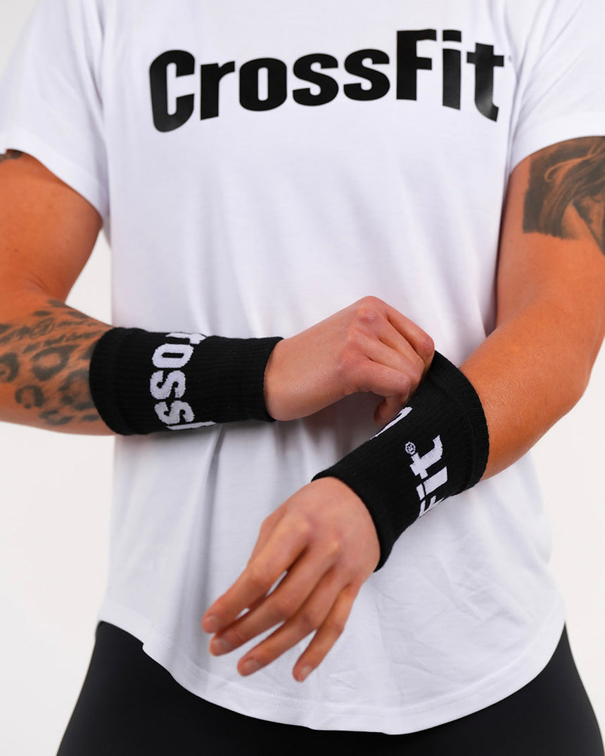 Crossfit® Unisex Knitted Wrist Bands - Black