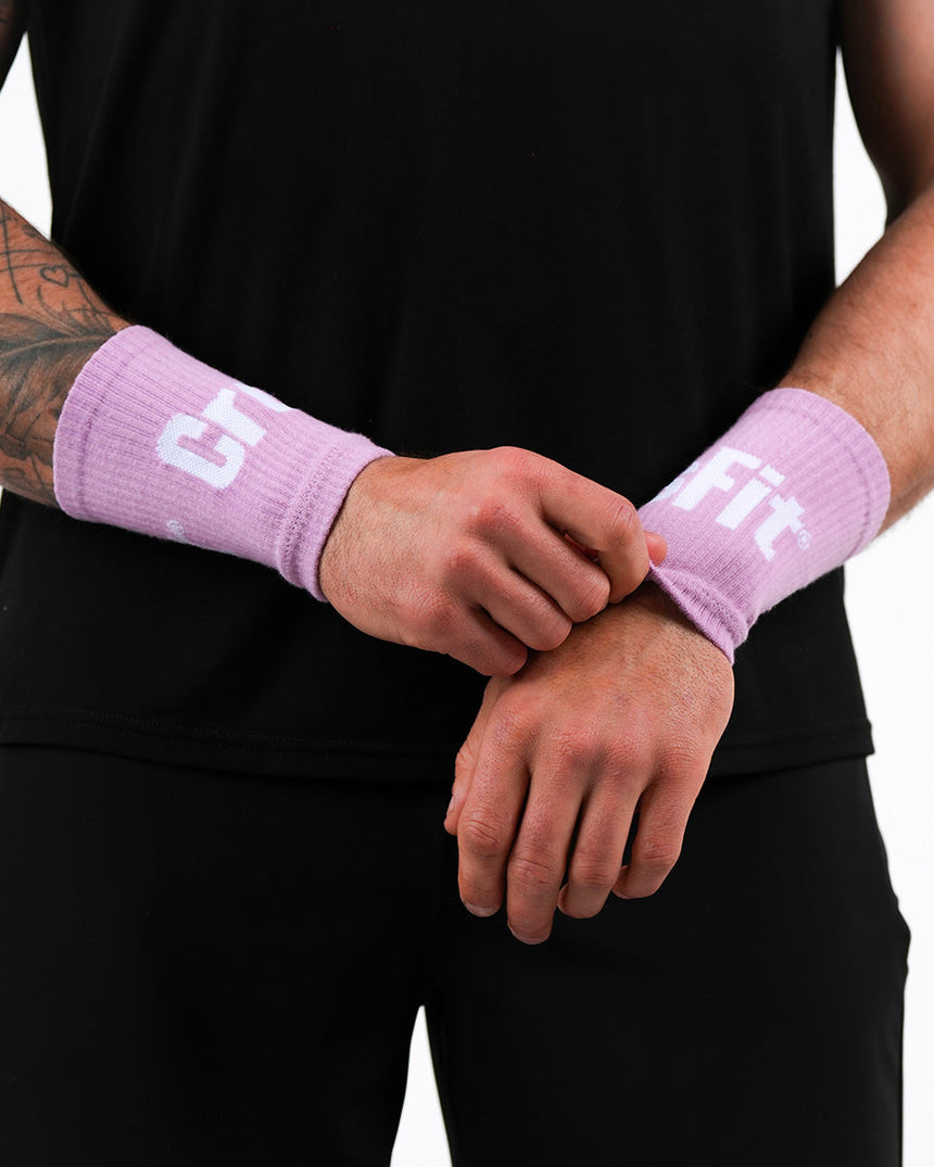 Crossfit® Unisex Knitted Wrist Bands - Purple