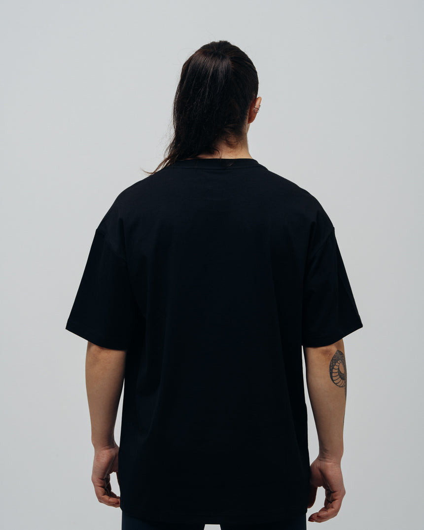 Unisex Basic Oversized T-shirt - Black
