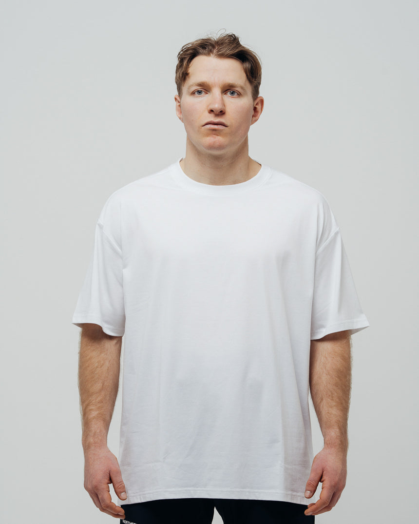 Unisex Basic Oversized T-shirt - White