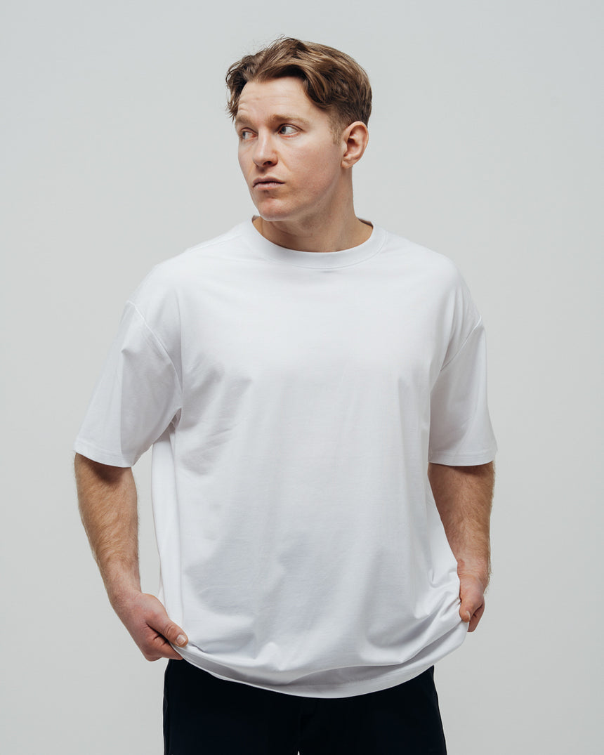 Unisex Basic Oversized T-shirt - White