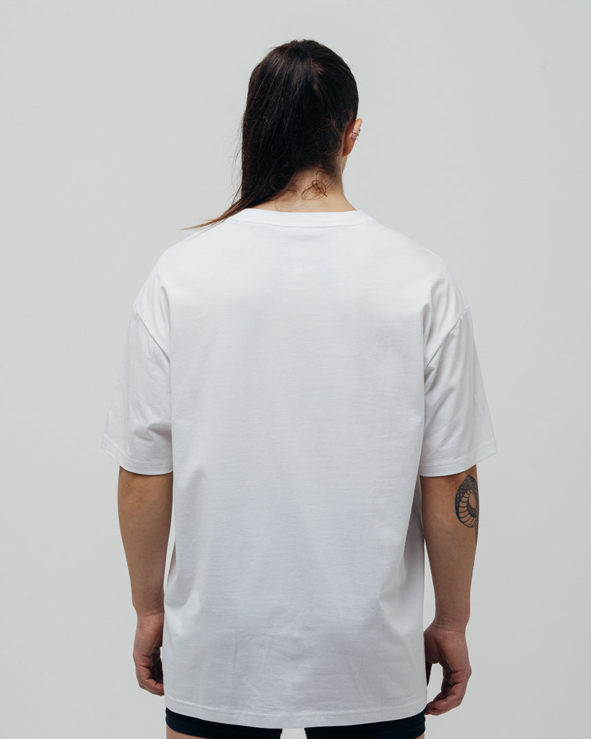 Unisex Basic Oversized T-shirt - White