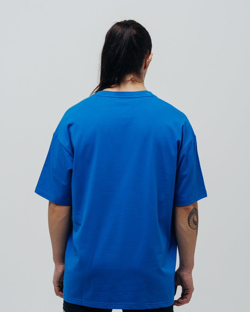 Unisex Basic Oversized T-shirt - Blue