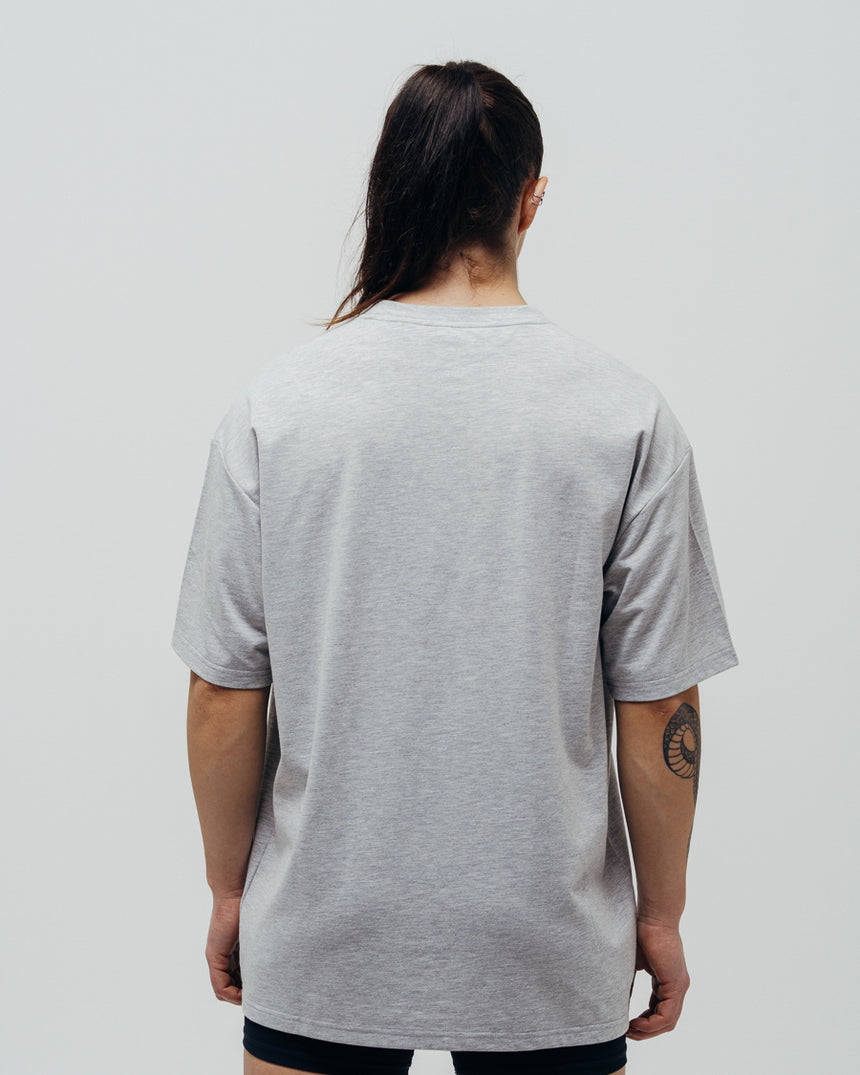 Unisex Basic Oversized T-shirt - Gray