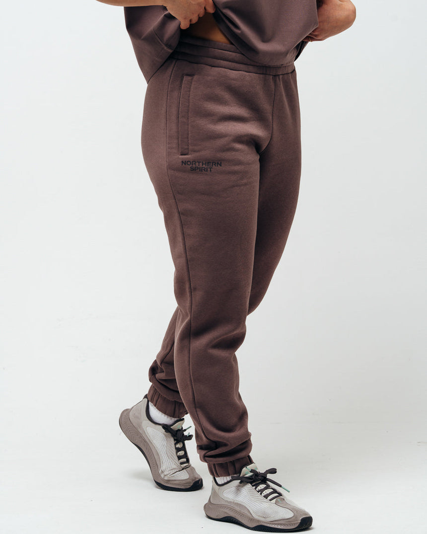 Women's Cozy Joggers - Brick Brown