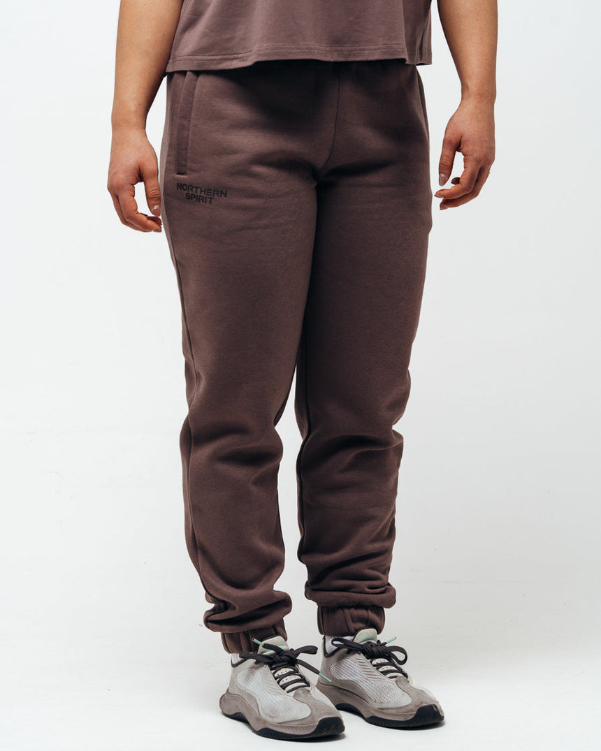Women's Cozy Joggers - Brick Brown