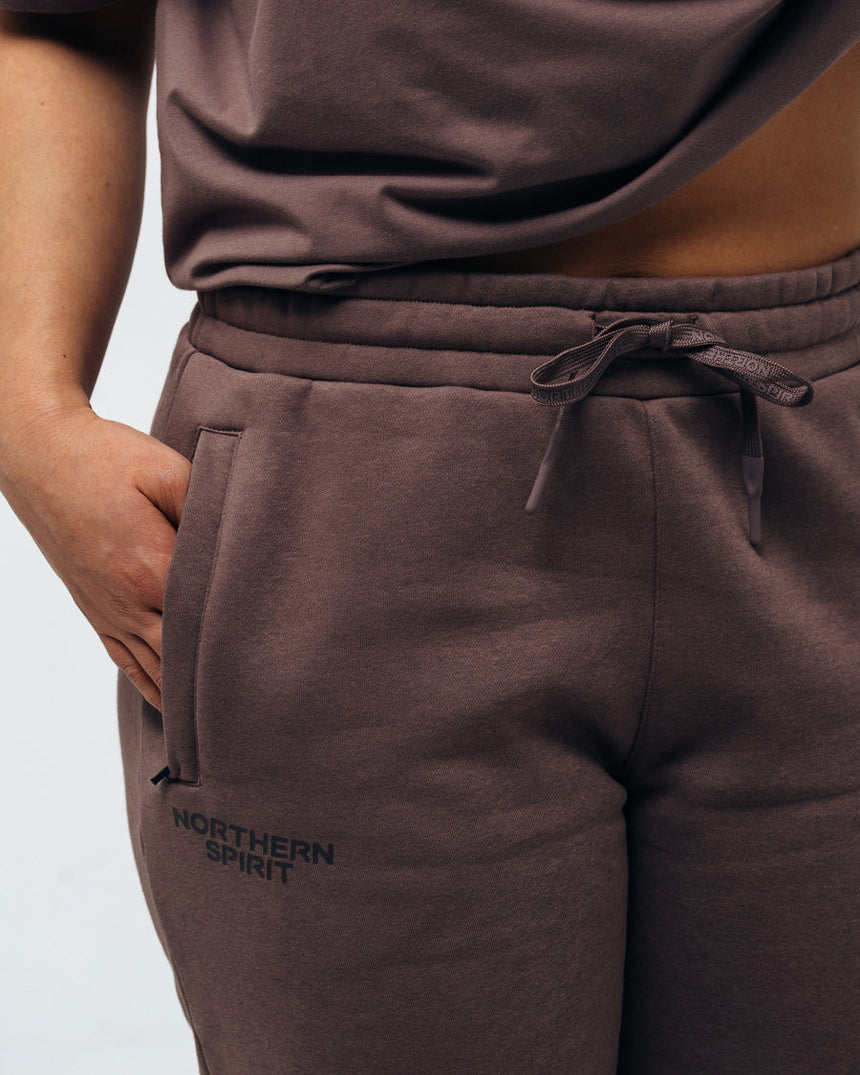 Women's Cozy Joggers - Brick Brown