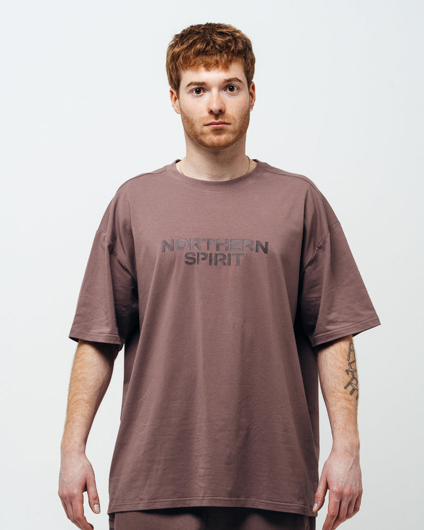 Unisex Cozy Oversized T-shirt - Brick Brown