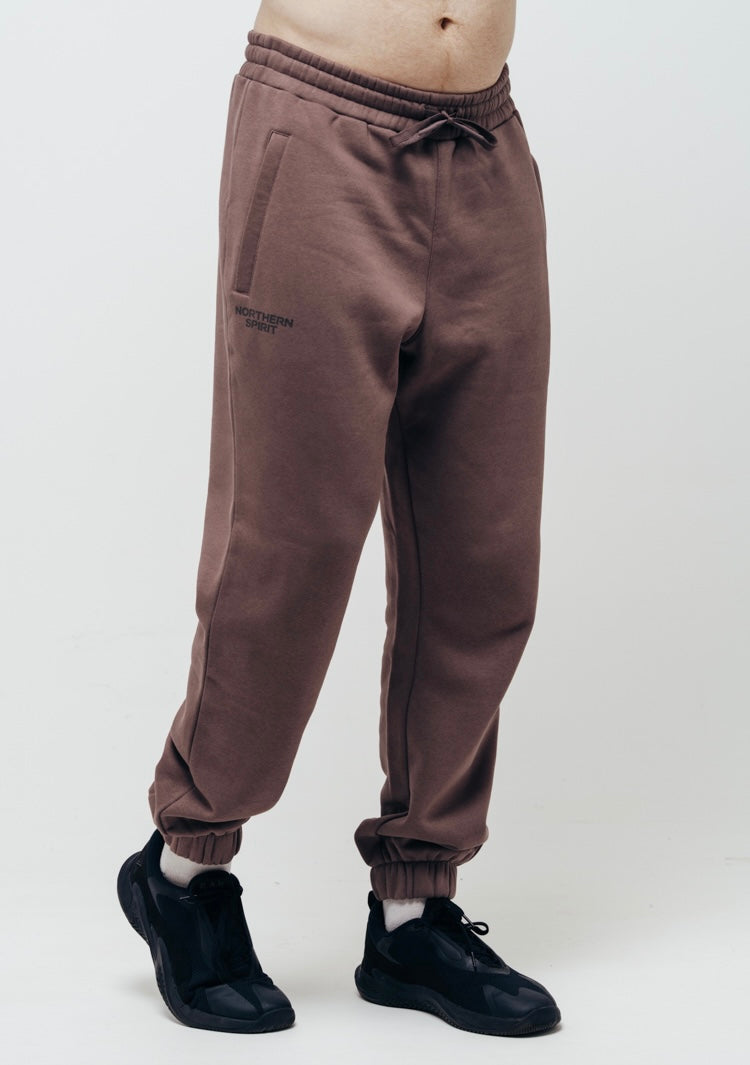 Men's Cozy Joggers - Brick Brown