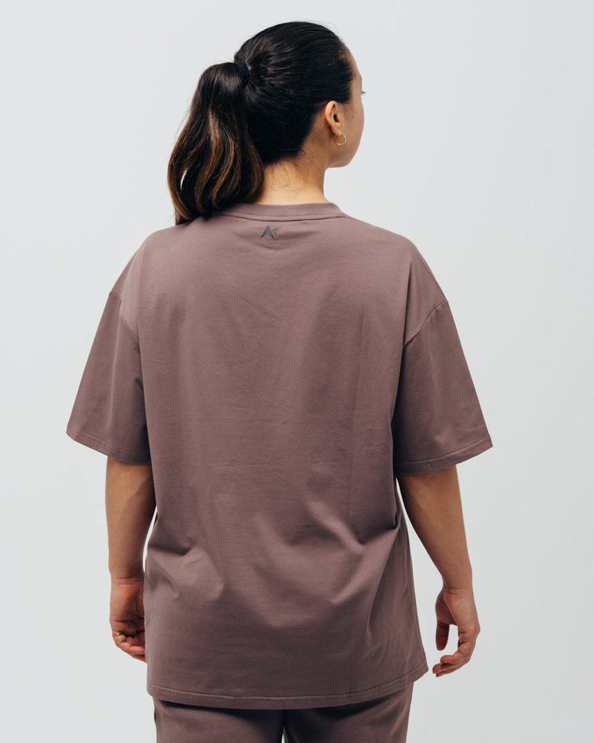Unisex Cozy Oversized T-shirt - Brick Brown