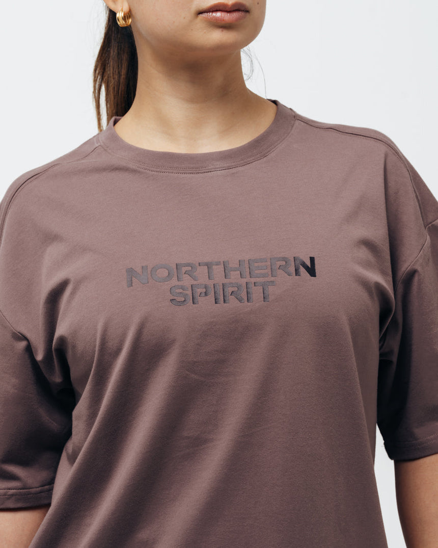 Unisex Cozy Oversized T-shirt - Brick Brown