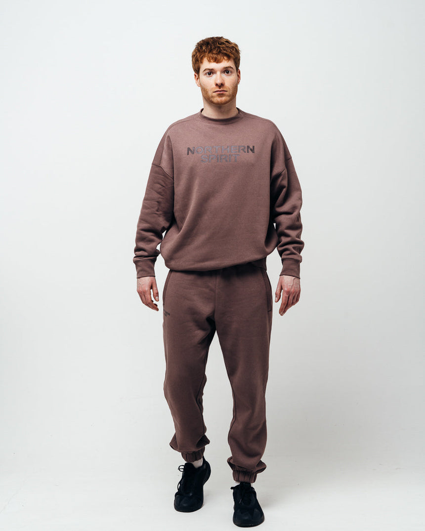 Men's Cozy Joggers - Brick Brown