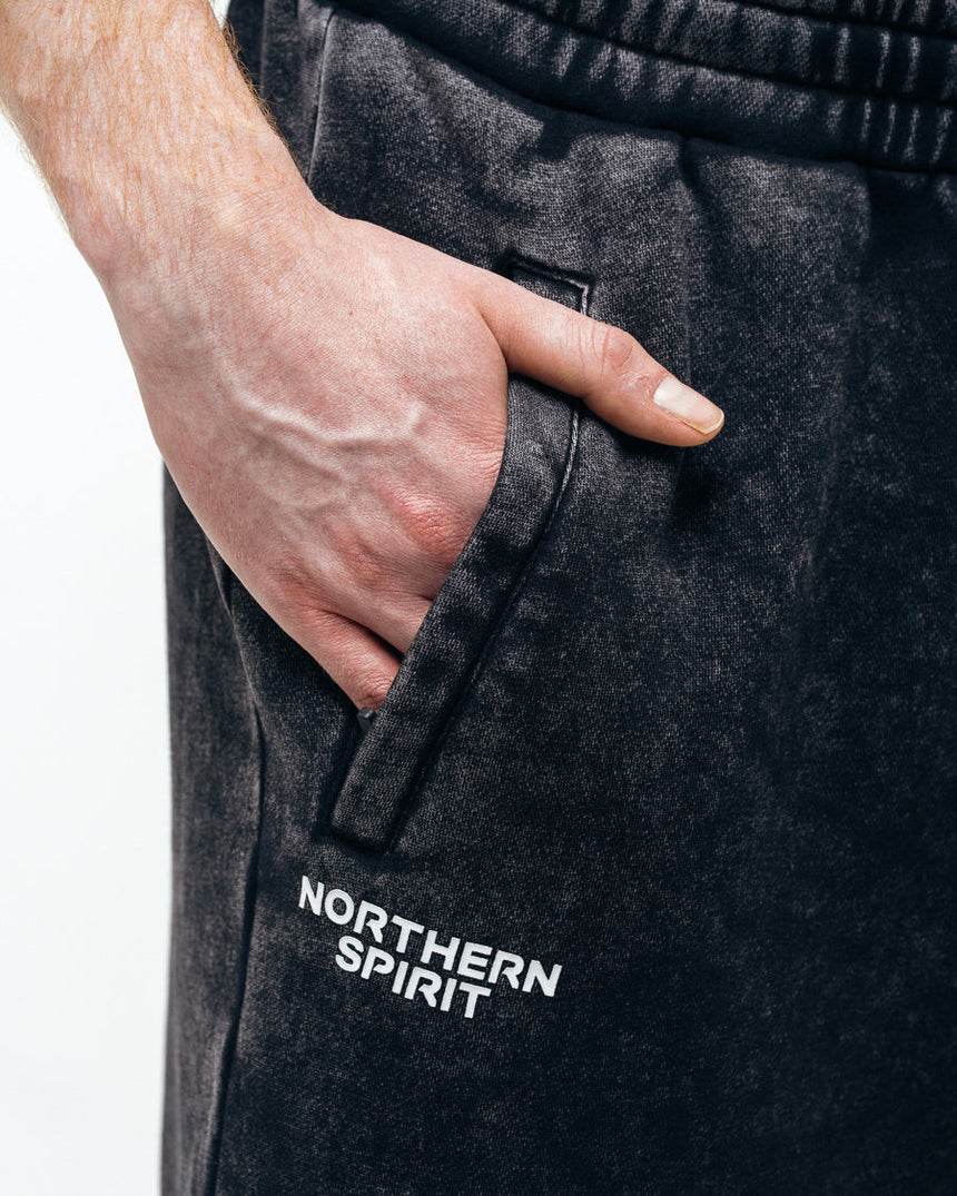 Men's Cozy Joggers - Washed Black