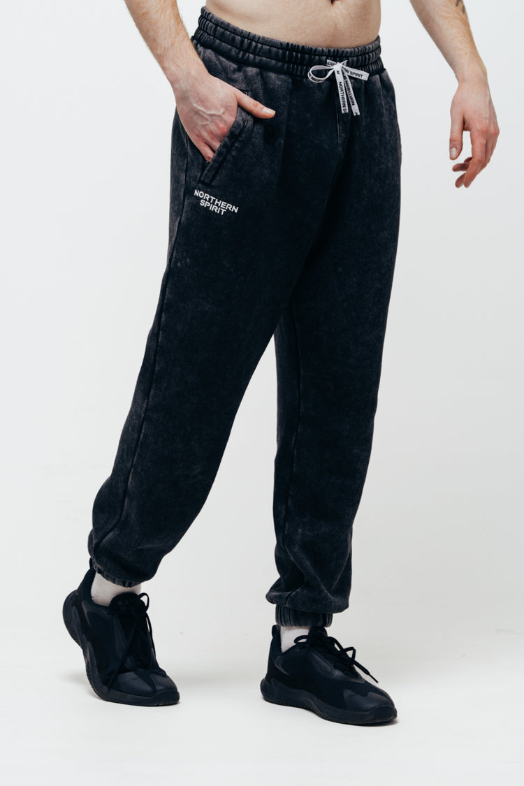 Men's Cozy Joggers - Washed Black