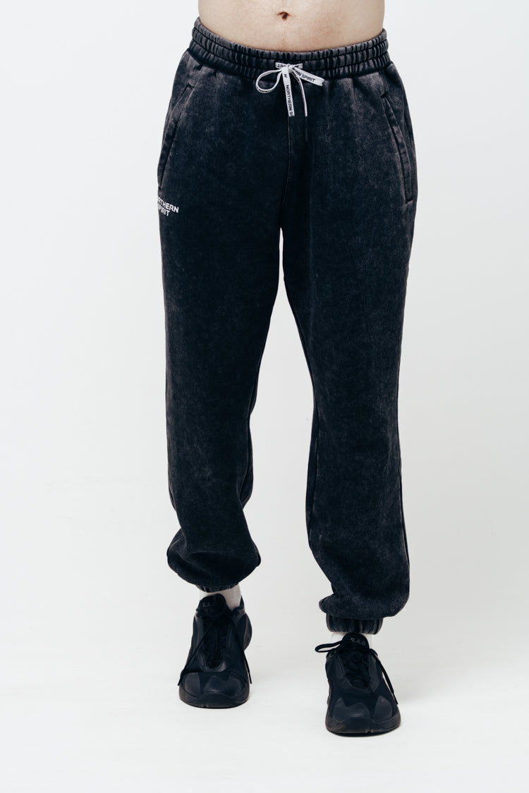 Men's Cozy Joggers - Washed Black