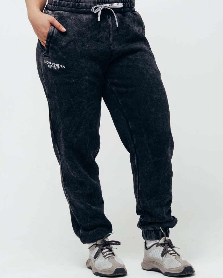 Women's Cozy Joggers - Washed Black