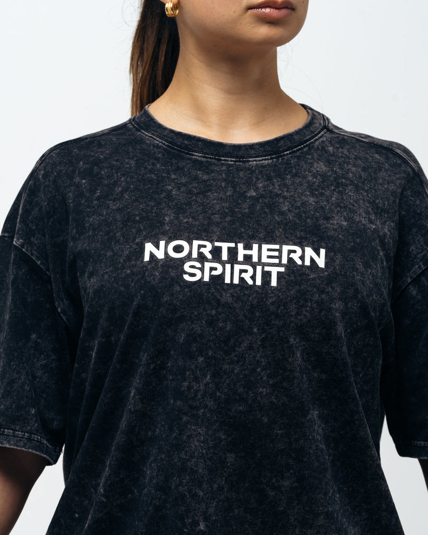 Unisex Cozy Oversized T-shirt - Washed Black