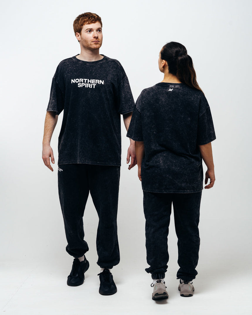 Men's Cozy Joggers - Washed Black