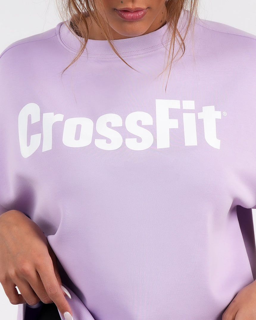 Women's CrossFit® Oversized Crop Top - Purple