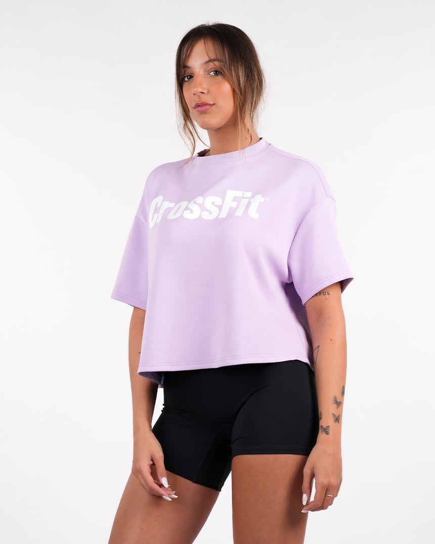 Women's CrossFit® Oversized Crop Top - Purple