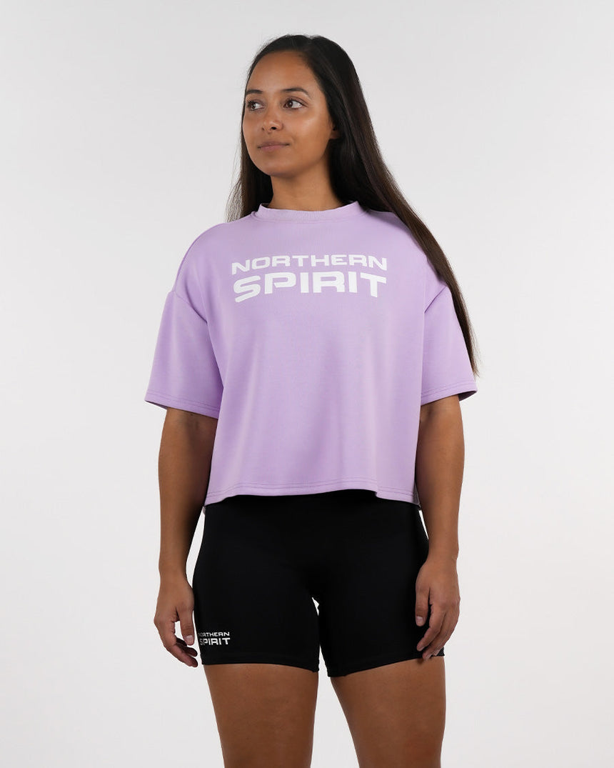 Women's NS Crop Tank - Purple