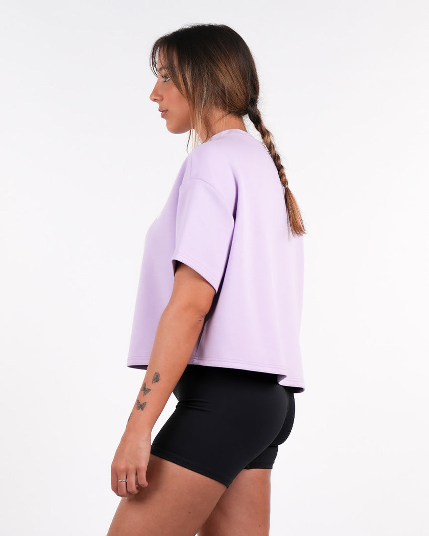 Women's CrossFit® Oversized Crop Top - Purple