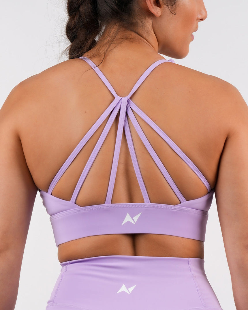 Women's NS Crossback Sports Bra - Purple
