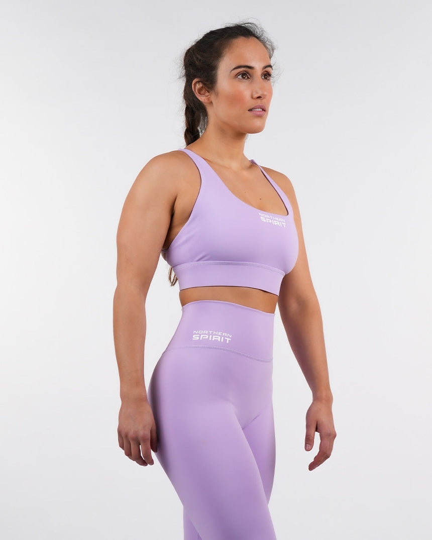Women's NS Crossback Sports Bra - Purple