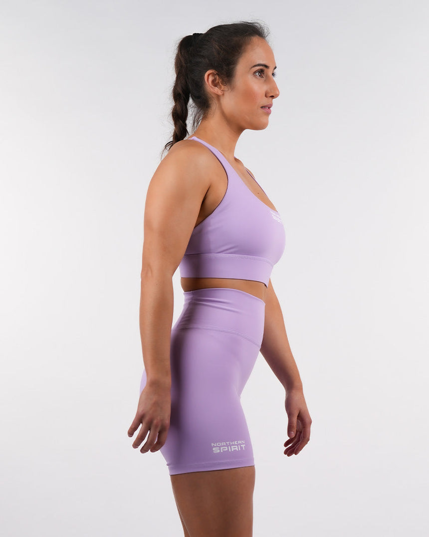 Women's NS Crossback Sports Bra - Purple