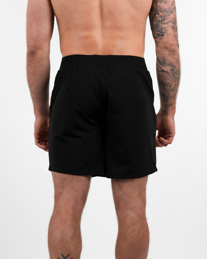 Men's CrossFit® Zipped Shorts 7" - Black