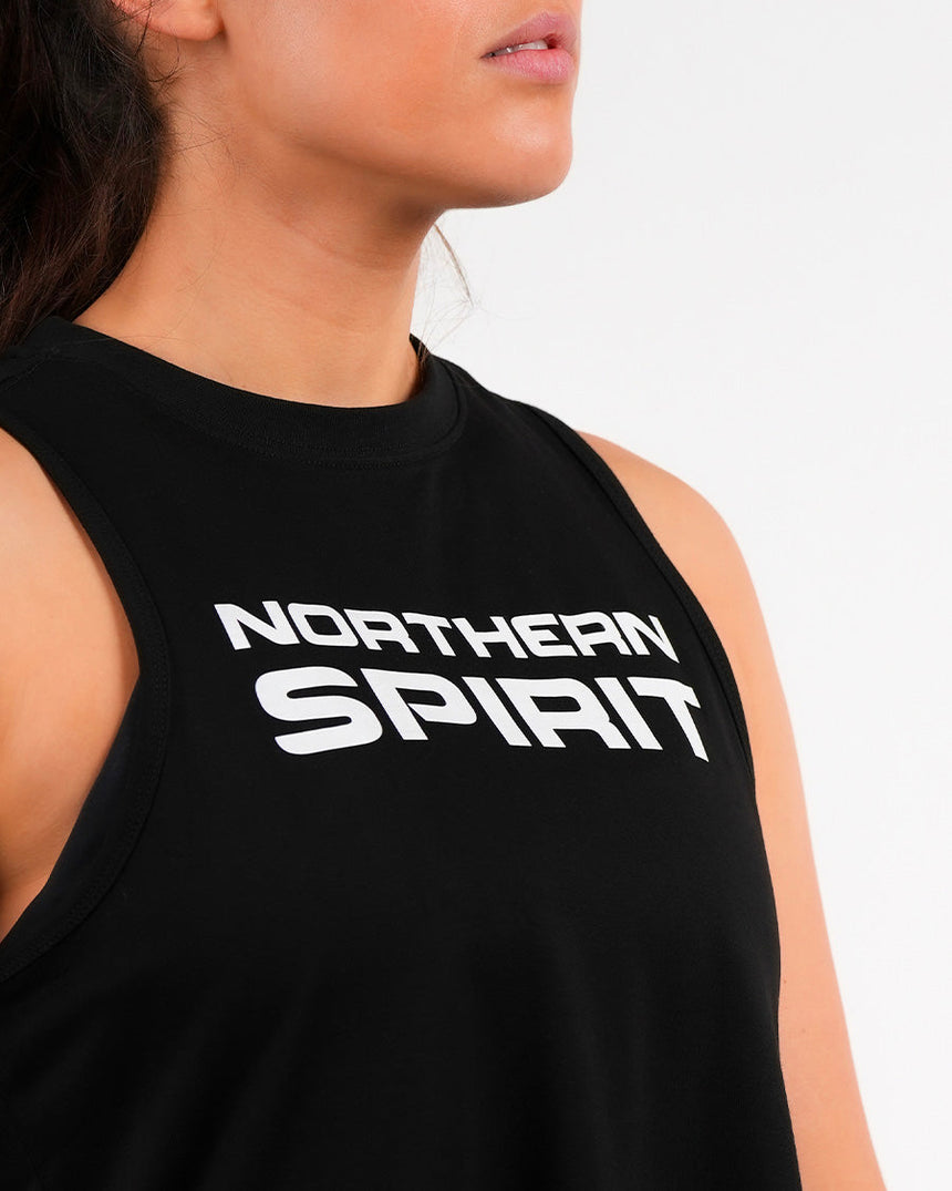 Women's NS Crop Tank - Black
