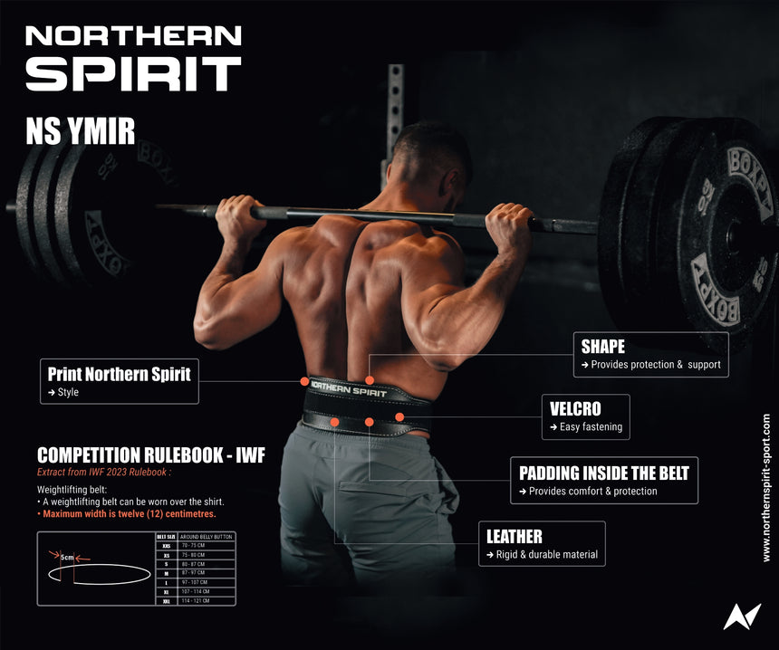 Leather Weightlifting Belt