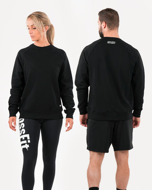 Unisex Basic Oversized Sweatshirt - Black