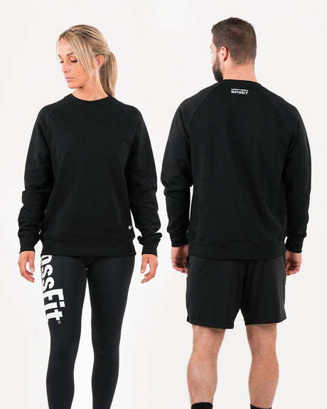 Unisex Basic Oversized Sweatshirt - Black