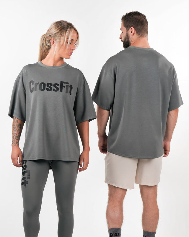 Partner Matching set - oversized T-shirts Military Stone