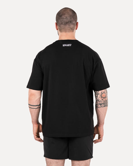 Unisex Basic Oversized T-shirt - Black