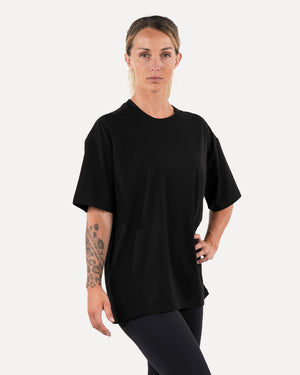 Unisex Basic Oversized T-shirt - Black