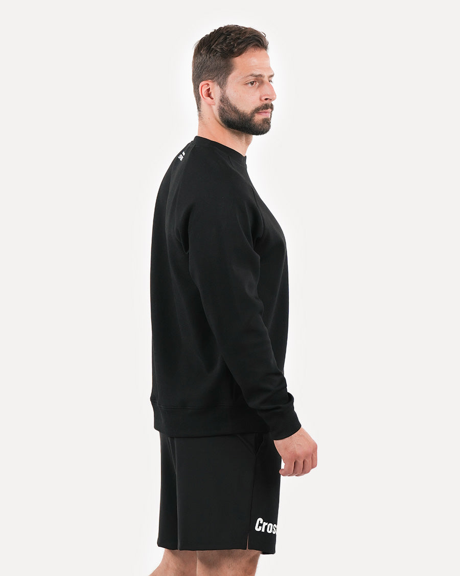 Unisex Basic Oversized Sweatshirt - Black