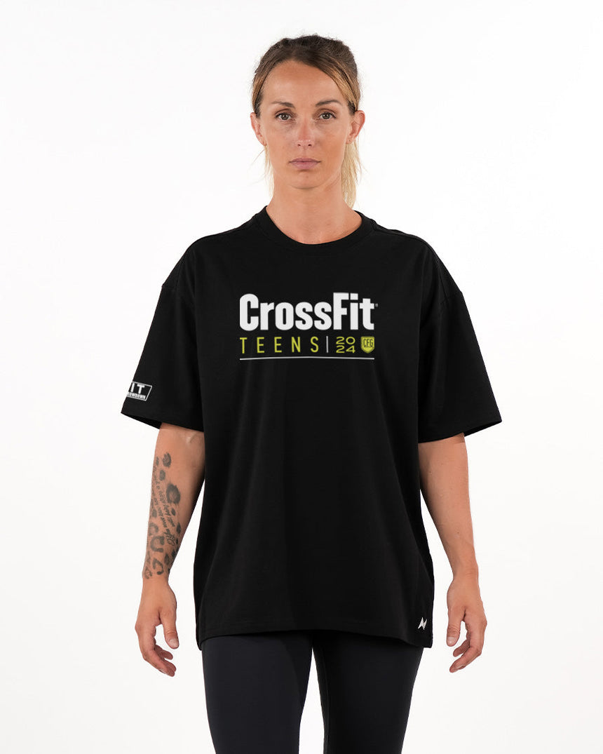 CrossFit® Games 2024 Teens Smurf  - Unisex oversized T-shirt Patchwork Collector