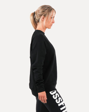Unisex Basic Oversized Sweatshirt - Black