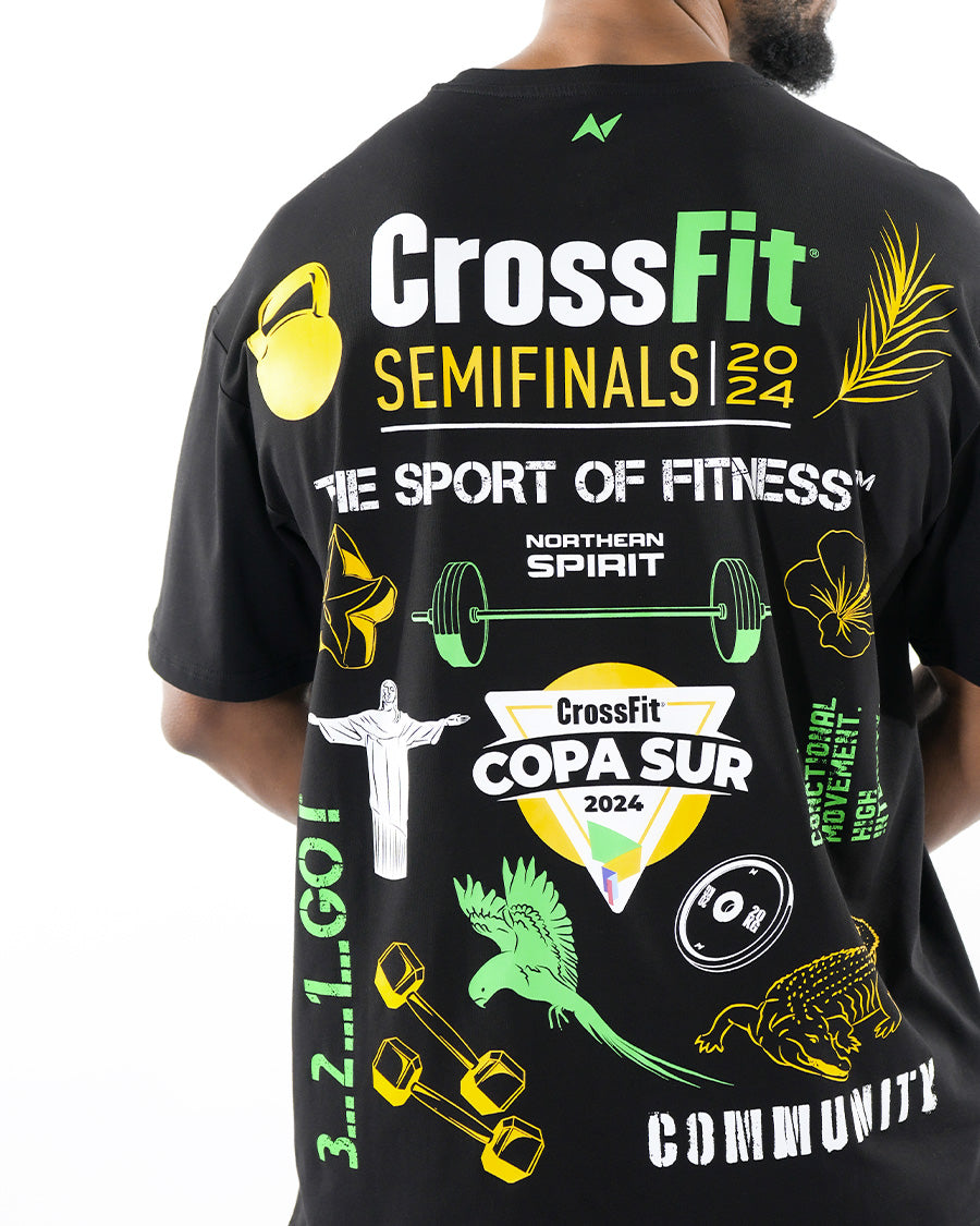 CrossFit® Smurf Patchwork - COPA SUR Unisex overSized T