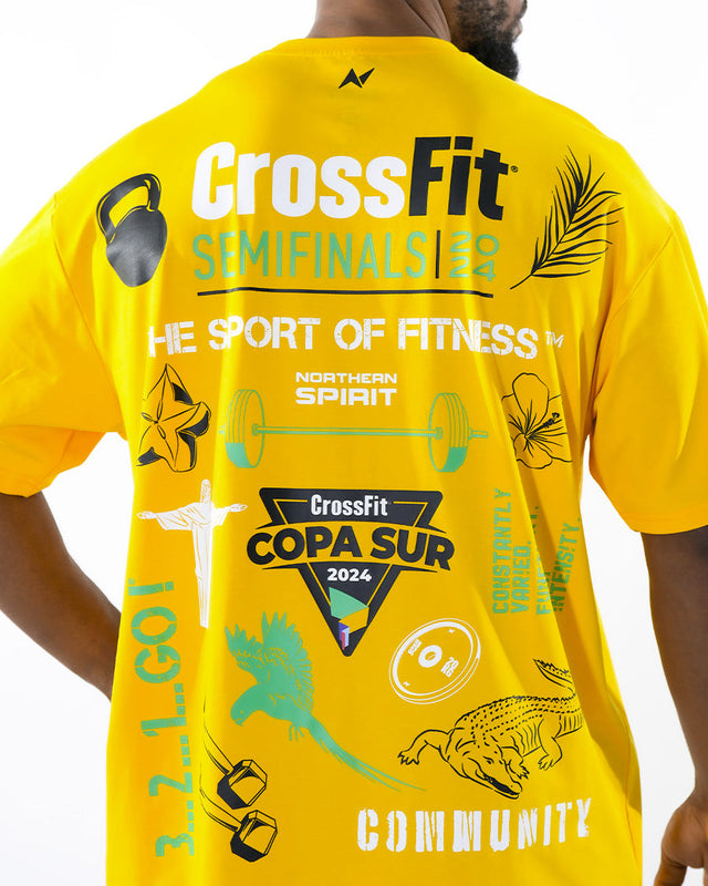 CrossFit® Smurf Patchwork - COPA SUR Unisex overSized T-shirt