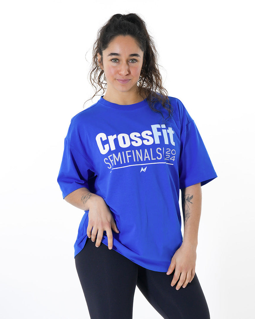 CrossFit® Smurf Patchwork - Far East Throwdown Unisex overSized T-shirt