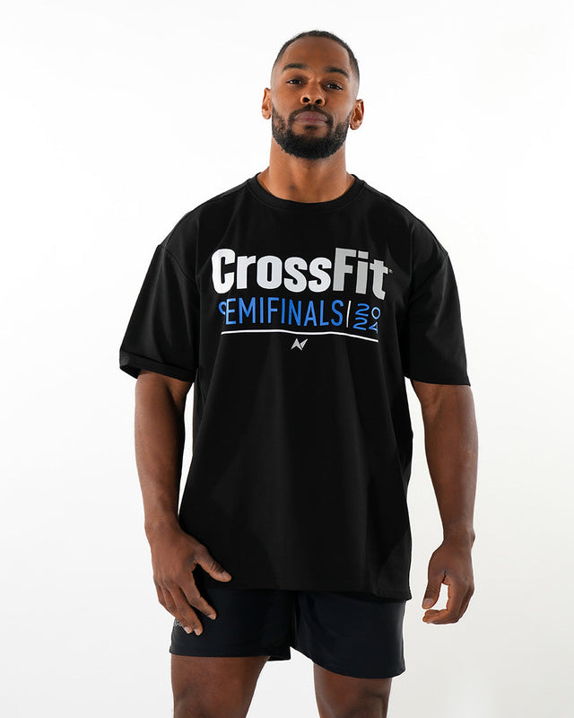 CrossFit® Smurf Patchwork - Renegade games Unisex overSized T-shirt