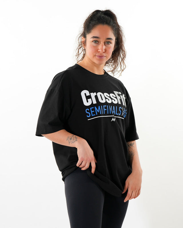 CrossFit® Smurf Patchwork - Renegade games Unisex overSized T-shirt